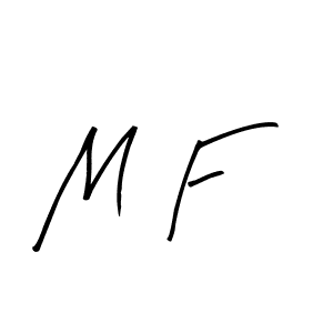 Make a beautiful signature design for name M F. With this signature (Arty Signature) style, you can create a handwritten signature for free. M F signature style 8 images and pictures png