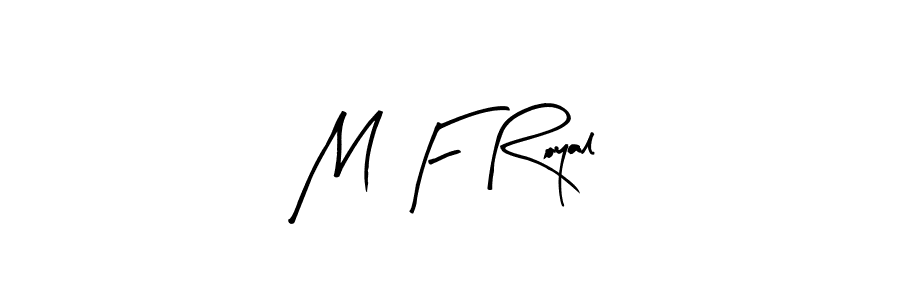 Arty Signature is a professional signature style that is perfect for those who want to add a touch of class to their signature. It is also a great choice for those who want to make their signature more unique. Get M F Royal name to fancy signature for free. M F Royal signature style 8 images and pictures png