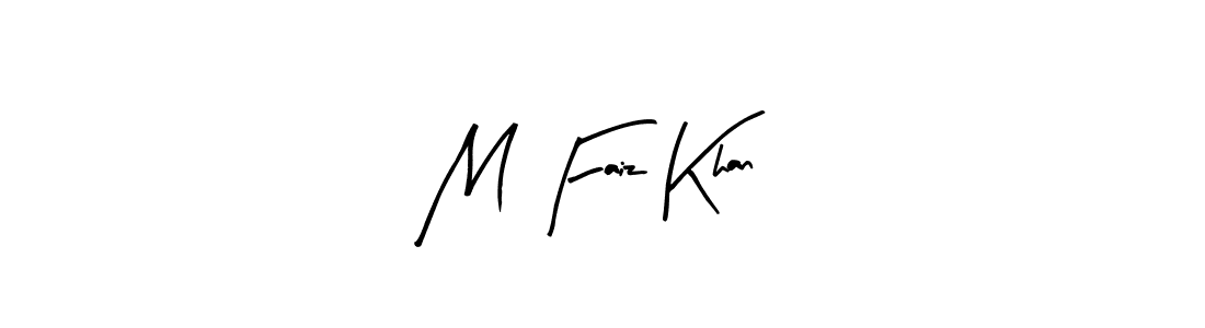 Use a signature maker to create a handwritten signature online. With this signature software, you can design (Arty Signature) your own signature for name M Faiz Khan. M Faiz Khan signature style 8 images and pictures png