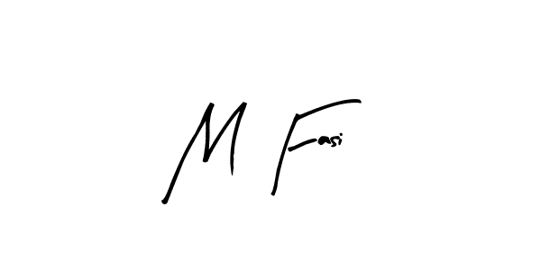 Also we have M Fasi name is the best signature style. Create professional handwritten signature collection using Arty Signature autograph style. M Fasi signature style 8 images and pictures png