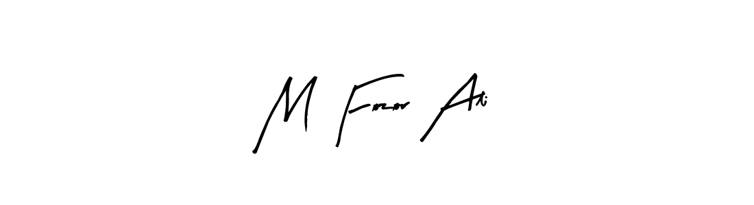 Here are the top 10 professional signature styles for the name M Fozor Ali. These are the best autograph styles you can use for your name. M Fozor Ali signature style 8 images and pictures png