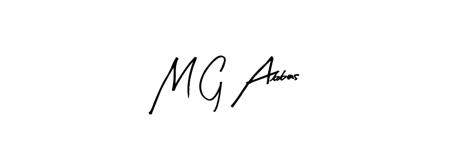 Use a signature maker to create a handwritten signature online. With this signature software, you can design (Arty Signature) your own signature for name M G Abbas. M G Abbas signature style 8 images and pictures png