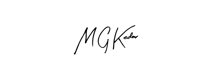 Use a signature maker to create a handwritten signature online. With this signature software, you can design (Arty Signature) your own signature for name M G Kedar. M G Kedar signature style 8 images and pictures png