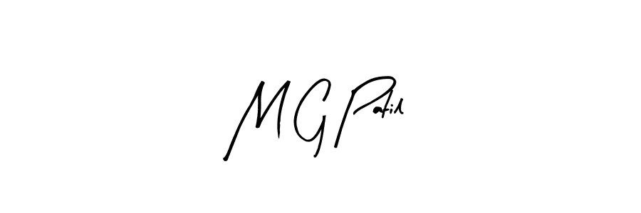 How to make M G Patil signature? Arty Signature is a professional autograph style. Create handwritten signature for M G Patil name. M G Patil signature style 8 images and pictures png