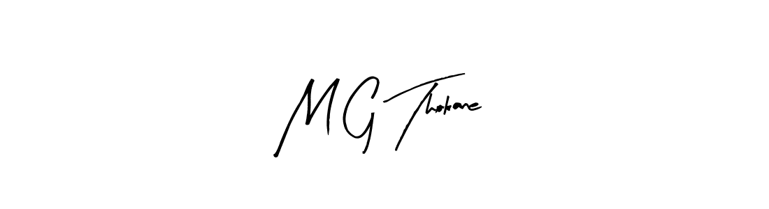 You should practise on your own different ways (Arty Signature) to write your name (M G Thokane) in signature. don't let someone else do it for you. M G Thokane signature style 8 images and pictures png