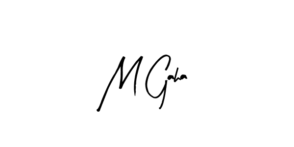 Once you've used our free online signature maker to create your best signature Arty Signature style, it's time to enjoy all of the benefits that M Gaha name signing documents. M Gaha signature style 8 images and pictures png