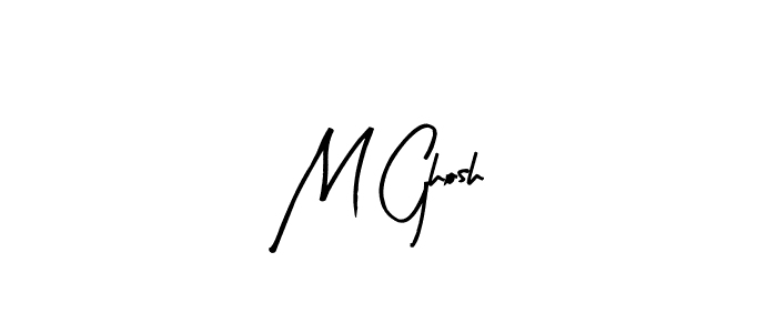 Use a signature maker to create a handwritten signature online. With this signature software, you can design (Arty Signature) your own signature for name M Ghosh. M Ghosh signature style 8 images and pictures png