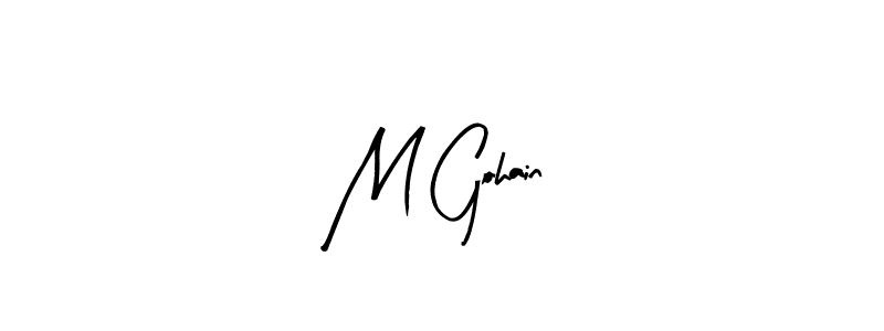 Make a short M Gohain signature style. Manage your documents anywhere anytime using Arty Signature. Create and add eSignatures, submit forms, share and send files easily. M Gohain signature style 8 images and pictures png