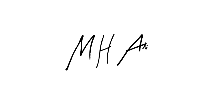 Once you've used our free online signature maker to create your best signature Arty Signature style, it's time to enjoy all of the benefits that M H Ali name signing documents. M H Ali signature style 8 images and pictures png