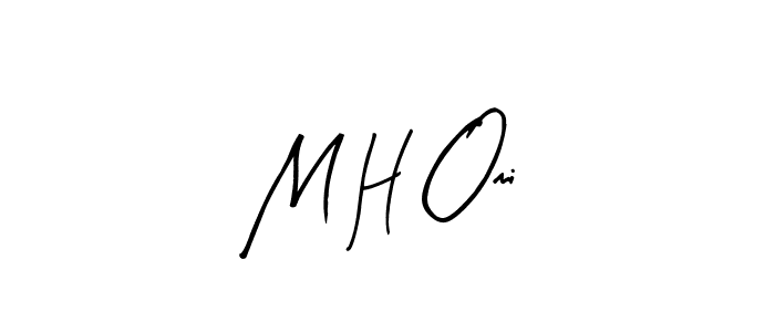 Also we have M H Omi name is the best signature style. Create professional handwritten signature collection using Arty Signature autograph style. M H Omi signature style 8 images and pictures png