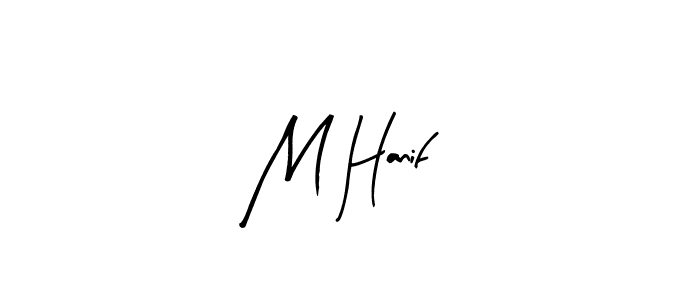 Here are the top 10 professional signature styles for the name M Hanif. These are the best autograph styles you can use for your name. M Hanif signature style 8 images and pictures png