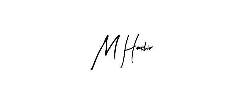 Also You can easily find your signature by using the search form. We will create M Hashir name handwritten signature images for you free of cost using Arty Signature sign style. M Hashir signature style 8 images and pictures png