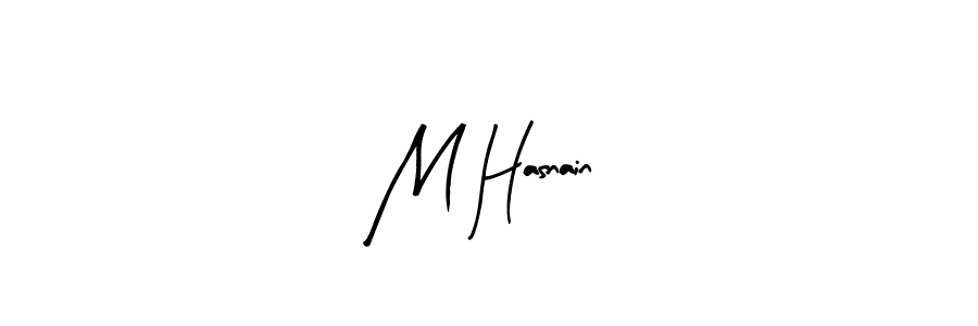 Use a signature maker to create a handwritten signature online. With this signature software, you can design (Arty Signature) your own signature for name M Hasnain. M Hasnain signature style 8 images and pictures png