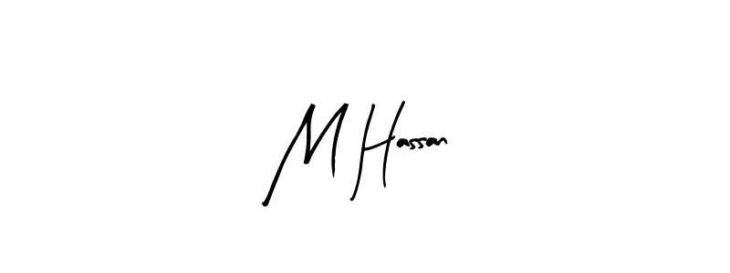 if you are searching for the best signature style for your name M Hassan. so please give up your signature search. here we have designed multiple signature styles  using Arty Signature. M Hassan signature style 8 images and pictures png