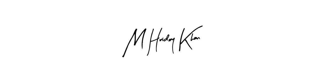 Also You can easily find your signature by using the search form. We will create M Hridoy Khan name handwritten signature images for you free of cost using Arty Signature sign style. M Hridoy Khan signature style 8 images and pictures png