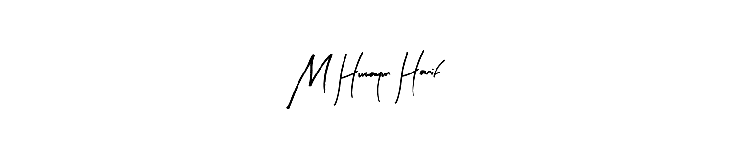 Use a signature maker to create a handwritten signature online. With this signature software, you can design (Arty Signature) your own signature for name M Humayun Hanif. M Humayun Hanif signature style 8 images and pictures png