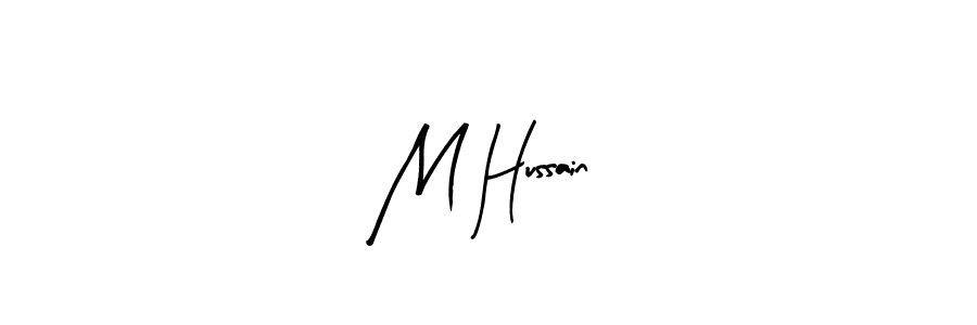 How to Draw M Hussain signature style? Arty Signature is a latest design signature styles for name M Hussain. M Hussain signature style 8 images and pictures png