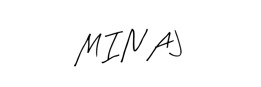 This is the best signature style for the M I N A J name. Also you like these signature font (Arty Signature). Mix name signature. M I N A J signature style 8 images and pictures png