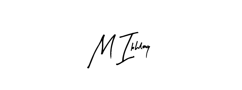You should practise on your own different ways (Arty Signature) to write your name (M Ikhlaq) in signature. don't let someone else do it for you. M Ikhlaq signature style 8 images and pictures png