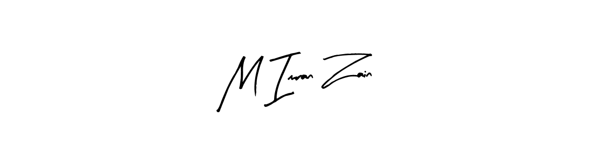 This is the best signature style for the M Imran Zain name. Also you like these signature font (Arty Signature). Mix name signature. M Imran Zain signature style 8 images and pictures png