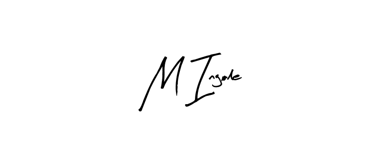 if you are searching for the best signature style for your name M Ingole. so please give up your signature search. here we have designed multiple signature styles  using Arty Signature. M Ingole signature style 8 images and pictures png