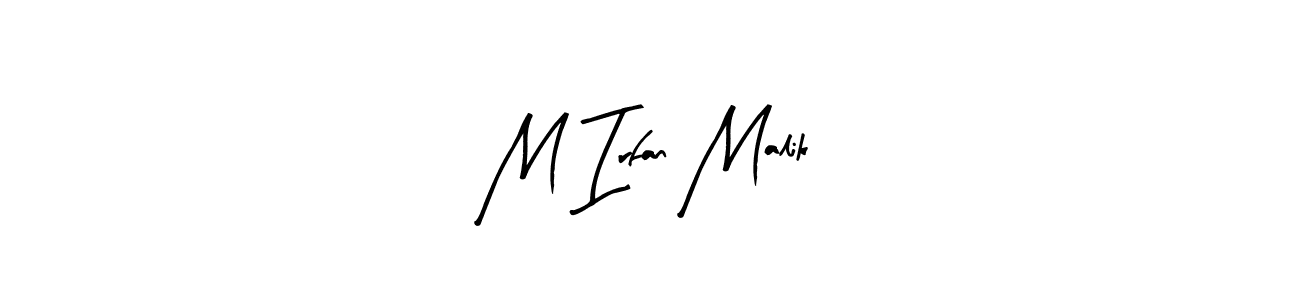 The best way (Arty Signature) to make a short signature is to pick only two or three words in your name. The name M Irfan Malik include a total of six letters. For converting this name. M Irfan Malik signature style 8 images and pictures png