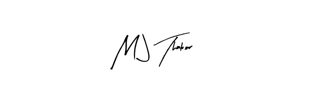 Make a short M J Thakor signature style. Manage your documents anywhere anytime using Arty Signature. Create and add eSignatures, submit forms, share and send files easily. M J Thakor signature style 8 images and pictures png