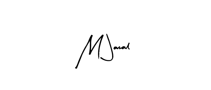 M Jamal stylish signature style. Best Handwritten Sign (Arty Signature) for my name. Handwritten Signature Collection Ideas for my name M Jamal. M Jamal signature style 8 images and pictures png