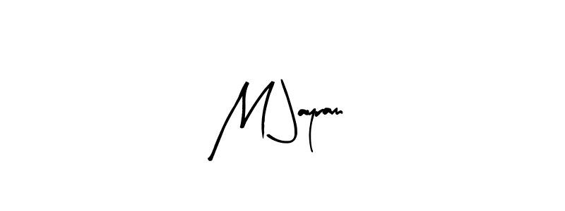 Similarly Arty Signature is the best handwritten signature design. Signature creator online .You can use it as an online autograph creator for name M Jayram. M Jayram signature style 8 images and pictures png