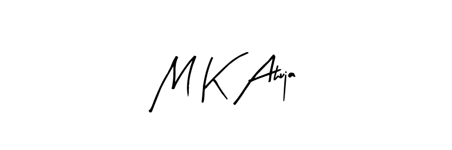 Make a beautiful signature design for name M K Ahuja. Use this online signature maker to create a handwritten signature for free. M K Ahuja signature style 8 images and pictures png