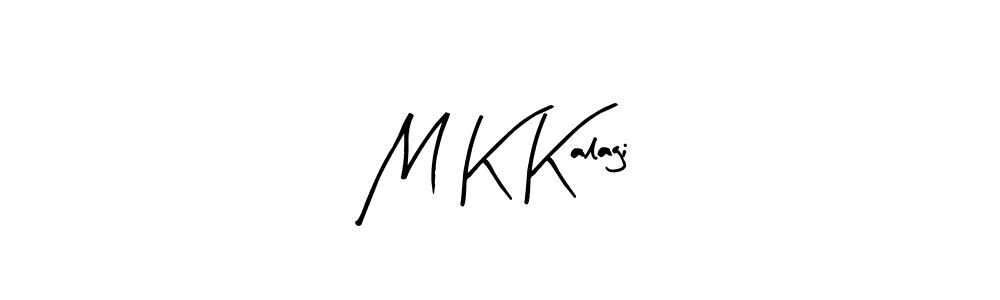 Arty Signature is a professional signature style that is perfect for those who want to add a touch of class to their signature. It is also a great choice for those who want to make their signature more unique. Get M K Kalagi name to fancy signature for free. M K Kalagi signature style 8 images and pictures png
