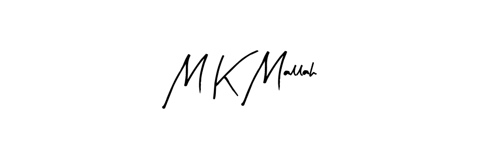 Here are the top 10 professional signature styles for the name M K Mallah. These are the best autograph styles you can use for your name. M K Mallah signature style 8 images and pictures png