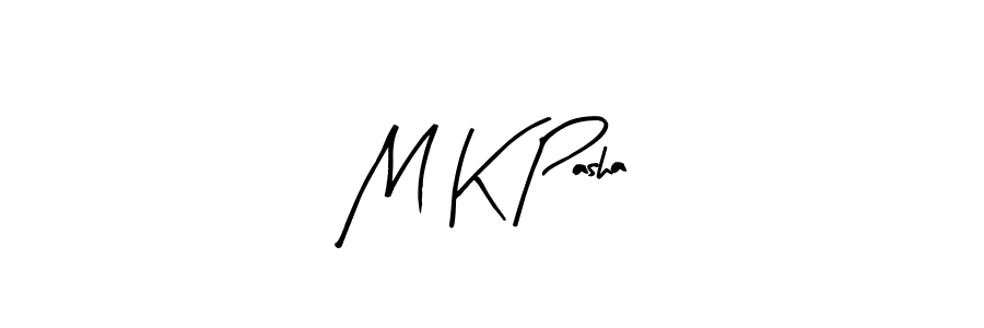 Make a beautiful signature design for name M K Pasha. With this signature (Arty Signature) style, you can create a handwritten signature for free. M K Pasha signature style 8 images and pictures png