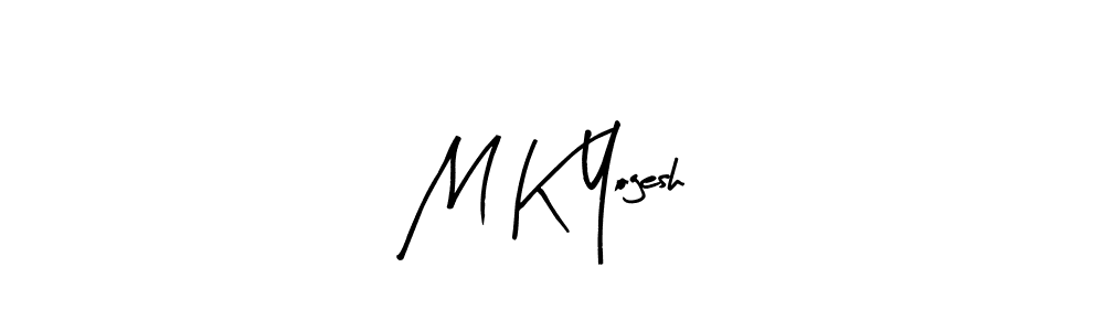 Make a beautiful signature design for name M K Yogesh. Use this online signature maker to create a handwritten signature for free. M K Yogesh signature style 8 images and pictures png