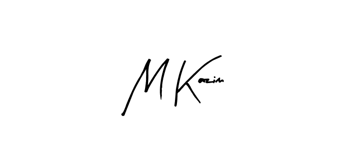 Similarly Arty Signature is the best handwritten signature design. Signature creator online .You can use it as an online autograph creator for name M Kazim. M Kazim signature style 8 images and pictures png