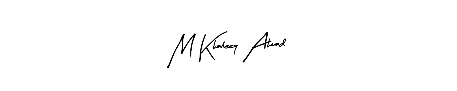 Here are the top 10 professional signature styles for the name M Khaleeq Ahmad. These are the best autograph styles you can use for your name. M Khaleeq Ahmad signature style 8 images and pictures png