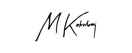 How to make M Kokulraj signature? Arty Signature is a professional autograph style. Create handwritten signature for M Kokulraj name. M Kokulraj signature style 8 images and pictures png