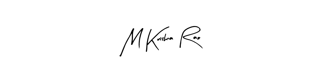 You should practise on your own different ways (Arty Signature) to write your name (M Krishna Rao) in signature. don't let someone else do it for you. M Krishna Rao signature style 8 images and pictures png