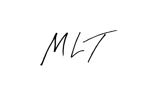 Similarly Arty Signature is the best handwritten signature design. Signature creator online .You can use it as an online autograph creator for name M L T. M L T signature style 8 images and pictures png