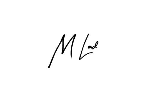 Use a signature maker to create a handwritten signature online. With this signature software, you can design (Arty Signature) your own signature for name M Lad. M Lad signature style 8 images and pictures png