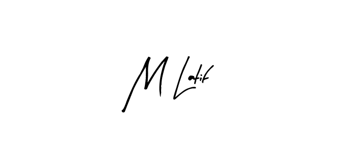 Make a beautiful signature design for name M Latif. Use this online signature maker to create a handwritten signature for free. M Latif signature style 8 images and pictures png