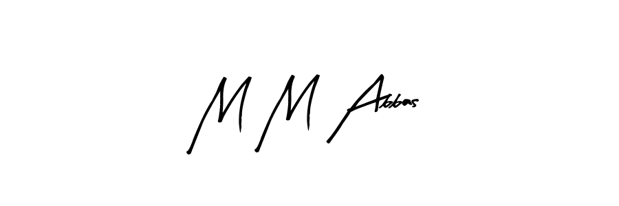 Similarly Arty Signature is the best handwritten signature design. Signature creator online .You can use it as an online autograph creator for name M M Abbas. M M Abbas signature style 8 images and pictures png