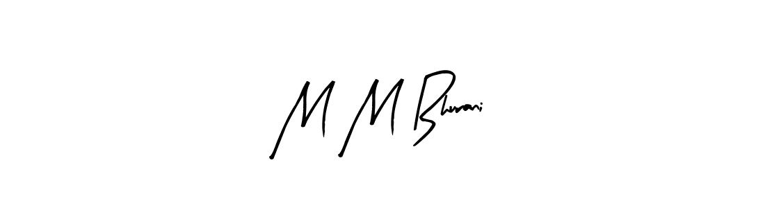 Use a signature maker to create a handwritten signature online. With this signature software, you can design (Arty Signature) your own signature for name M M Bhurani. M M Bhurani signature style 8 images and pictures png