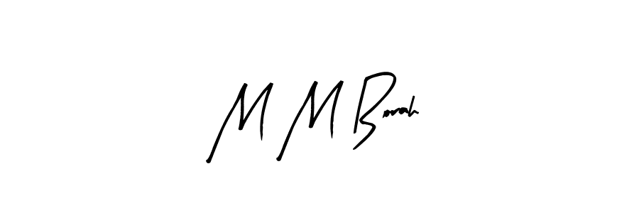 Also we have M M Borah name is the best signature style. Create professional handwritten signature collection using Arty Signature autograph style. M M Borah signature style 8 images and pictures png