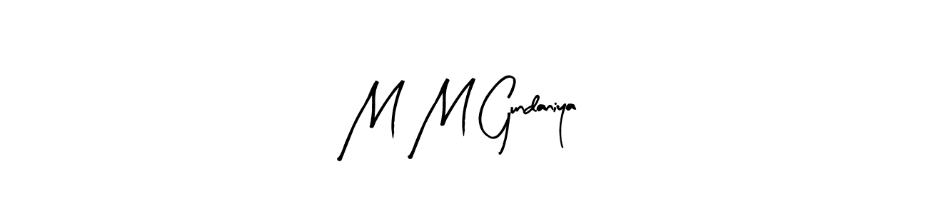 Once you've used our free online signature maker to create your best signature Arty Signature style, it's time to enjoy all of the benefits that M M Gundaniya name signing documents. M M Gundaniya signature style 8 images and pictures png