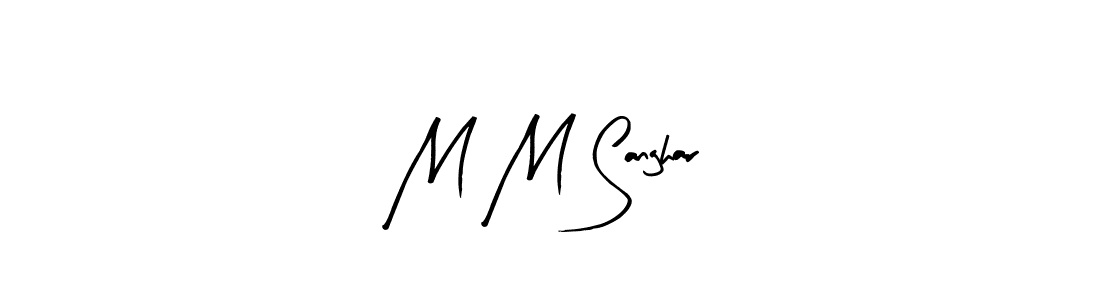 Once you've used our free online signature maker to create your best signature Arty Signature style, it's time to enjoy all of the benefits that M M Sanghar name signing documents. M M Sanghar signature style 8 images and pictures png