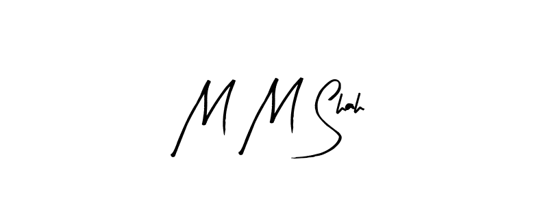 Make a beautiful signature design for name M M Shah. Use this online signature maker to create a handwritten signature for free. M M Shah signature style 8 images and pictures png