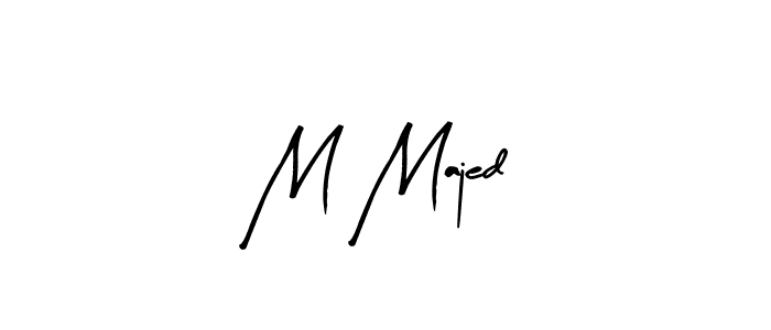 if you are searching for the best signature style for your name M Majed. so please give up your signature search. here we have designed multiple signature styles  using Arty Signature. M Majed signature style 8 images and pictures png