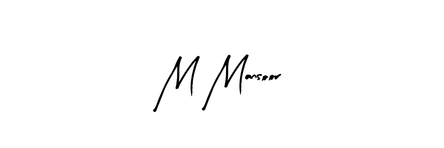 You can use this online signature creator to create a handwritten signature for the name M Mansoor. This is the best online autograph maker. M Mansoor signature style 8 images and pictures png