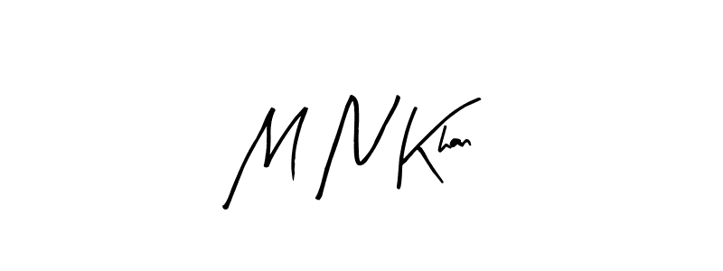 Make a beautiful signature design for name M N Khan. With this signature (Arty Signature) style, you can create a handwritten signature for free. M N Khan signature style 8 images and pictures png